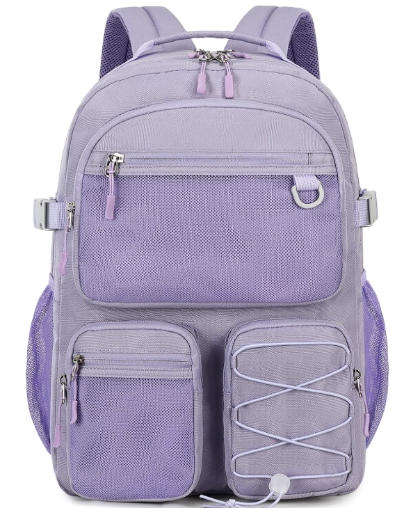 Lohol Water Resistant Backpack with Mulitiple Pockets for School Travel Outdoor College, 15.6 inch Laptop Daypack for Men and Women