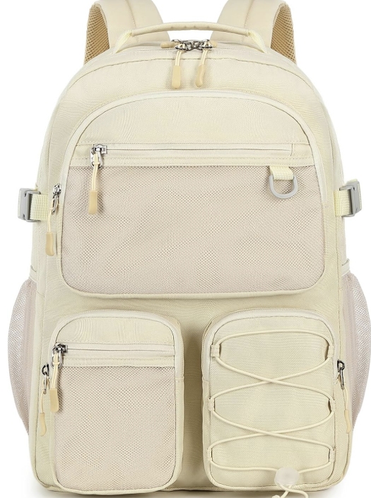 Lohol Water Resistant Backpack with Mulitiple Pockets for School Travel Outdoor College, 15.6 inch Laptop Daypack for Men and Women