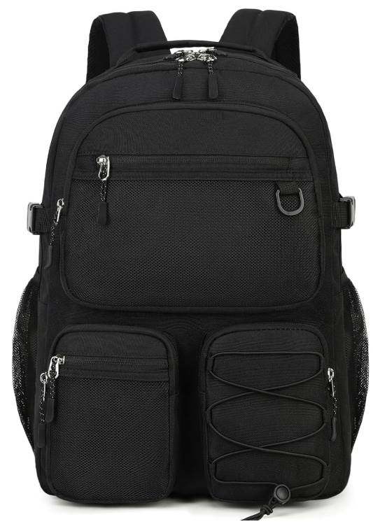 Lohol Water Resistant Backpack with Mulitiple Pockets for School Travel Outdoor College, 15.6 inch Laptop Daypack for Men and Women